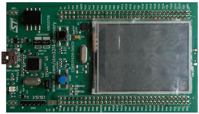 STM32F4 Discovery kit - front