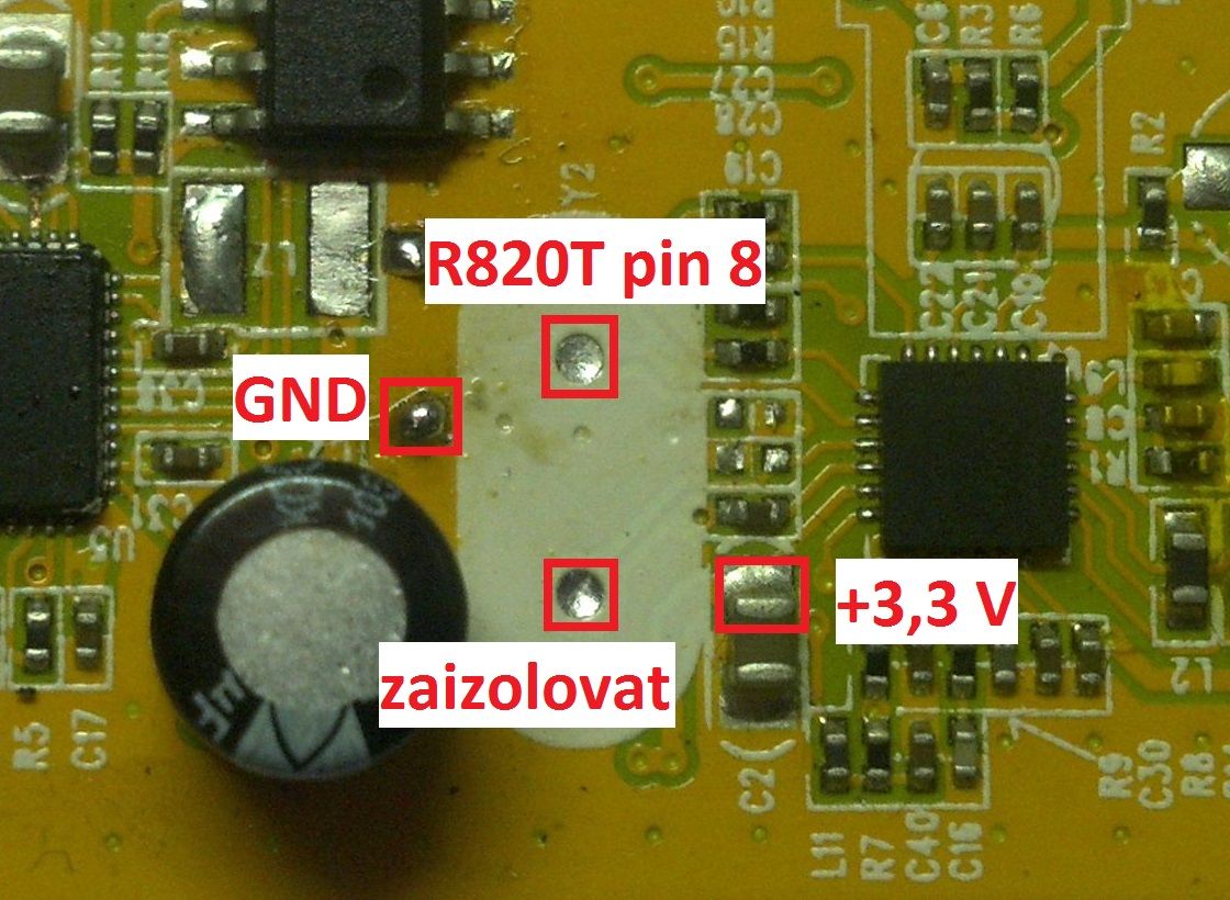 SDR - místo pro oscilátor